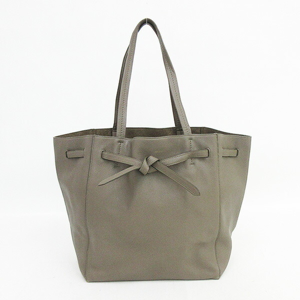 CELINE Cabas Phantom Tote Bag Gray Leather